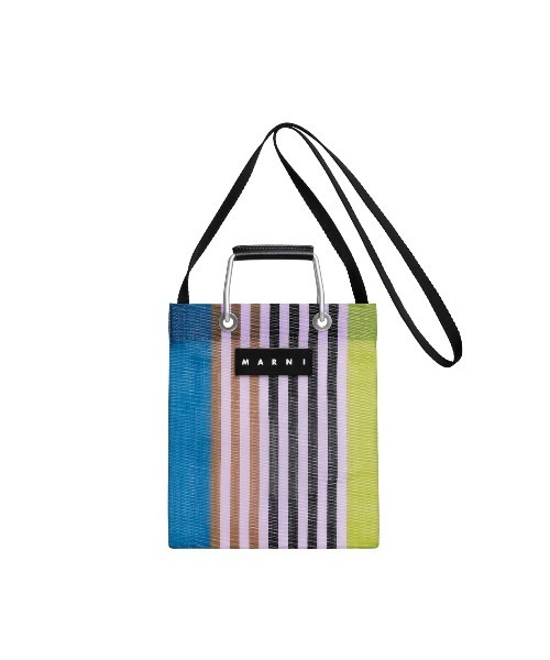 ストライプミニショルダーバッグ