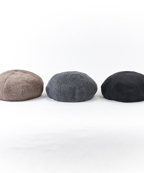 SUBLIME（サブライム）の「【SUBLIME / サブライム】ファー ベレー キャンプ アウトドア ユニセックス（ハンチング/ベレー帽・レディース・チャコールグレー・FREE）」の6枚目の写真