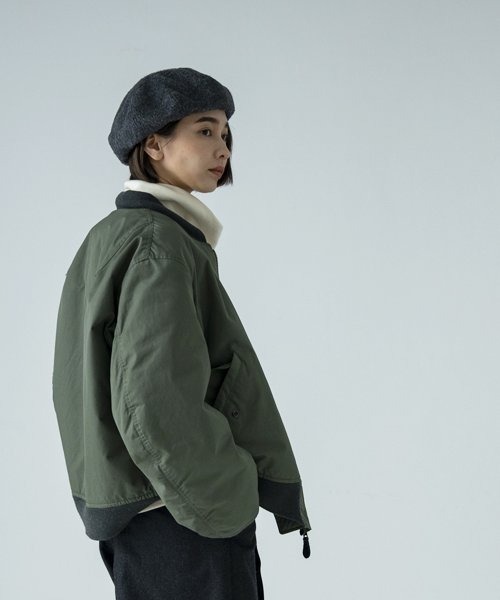 SUBLIME（サブライム）の「【SUBLIME / サブライム】ファー ベレー キャンプ アウトドア ユニセックス（ハンチング/ベレー帽・レディース・チャコールグレー・FREE）」の3枚目の写真