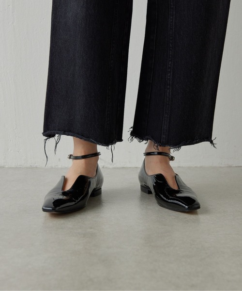 新品☆GALLARDAGALANTE☆2.718カーブラインフラットシューズ GALLARDAGALANTE（ガリャルダガランテ）の「【2.718】カーブライン