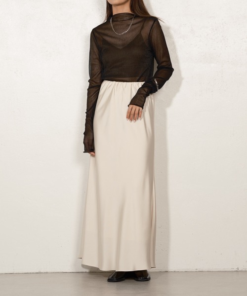 Lui's FEMME ルイス サテンマーメイドスカート ブラック サテンマーメイドスカート（スカート）｜Lui's（ルイス）の