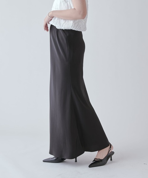 Lui's FEMME ルイス サテンマーメイドスカート ブラック サテンマーメイドスカート（スカート）｜Lui's（ルイス）の