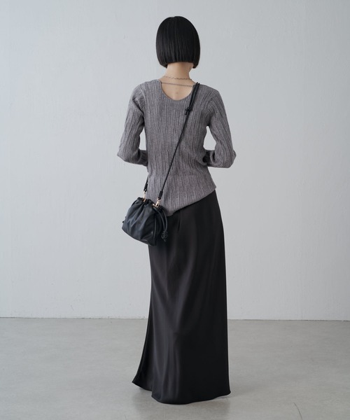 サテンマーメイドスカート（スカート）｜Lui's（ルイス）の