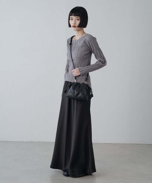 サテンマーメイドスカート（スカート）｜Lui's（ルイス）の