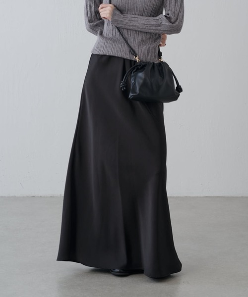 Lui's FEMME ルイス サテンマーメイドスカート ブラック サテンマーメイドスカート（スカート）｜Lui's（ルイス）の