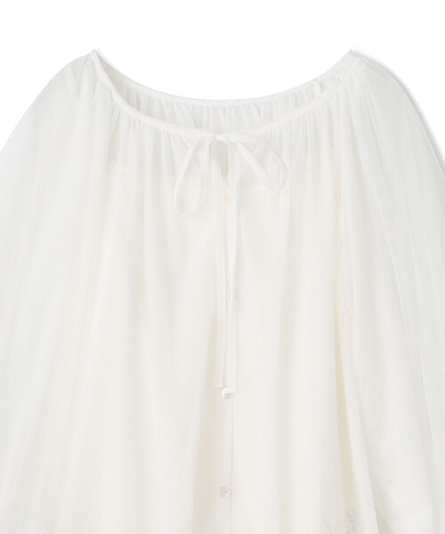 GRACE CONTINENTAL（グレースコンチネンタル）の「チュール2WAYトップ（Tシャツ/カットソー・レディース・ホワイト/ブラック・36）」の19枚目の写真