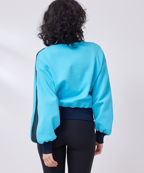 NERGY（ナージー）の「【撥水&UV】ラメラインニットトラックジャケット（その他アウター・レディース・サックスブルー/ブラウン/ブラック・FREE）」の20枚目の写真