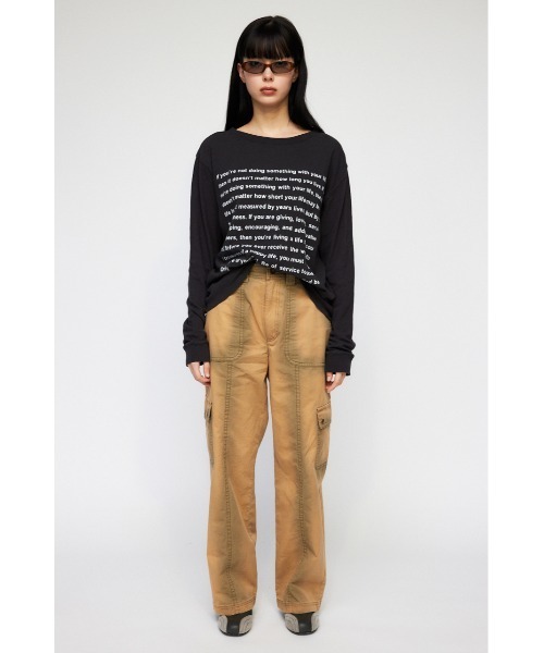 ベージュ カーゴパンツ　laguagem POCKET DESIGN カーゴパンツ（カーゴパンツ）｜LAGUA GEM