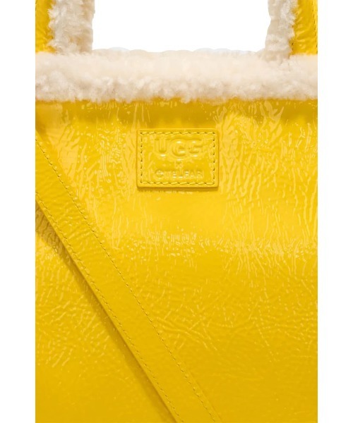 TELFAR（テルファー）の「UGG X TELFAR MEDIUM SHOPPER（ショルダーバッグ・レディース・イエロー/ブラウン/ホワイト・OS）」の7枚目の写真