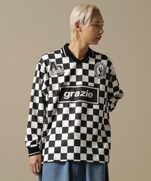 DANKE SCHON | DankeSchon/ダンケシェーン/チェッカーロングスリーブTシャツ(Tシャツ/カットソー)