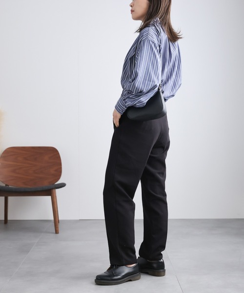 ap retro（アプレトロ）の「パールボタン付きブラウス（シャツ/ブラウス・レディース・ネイビー/ブラック/ブルー/オフホワイト・FREE）」の18枚目の写真