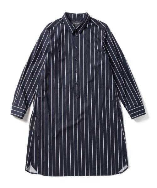 BEAMS LIGHTS Women's（ビームスライツ ウィメンズ）の「【MORE 1月号 掲載】BEAMS LIGHTS / ウォッシャブル タイプライター シャツワンピース（ワンピース・レディース・オフホワイト/オリーブ/ネイビー・36/38）」の5枚目の写真