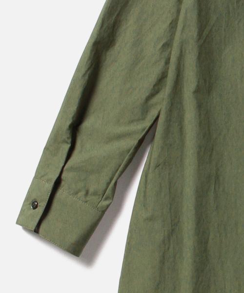 BEAMS LIGHTS Women's（ビームスライツ ウィメンズ）の「【MORE 1月号 掲載】BEAMS LIGHTS / ウォッシャブル タイプライター シャツワンピース（ワンピース・レディース・オフホワイト/オリーブ/ネイビー・36/38）」の15枚目の写真