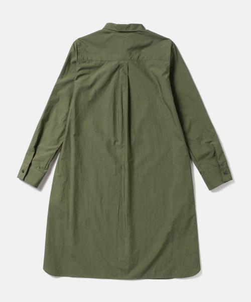 BEAMS LIGHTS Women's（ビームスライツ ウィメンズ）の「【MORE 1月号 掲載】BEAMS LIGHTS / ウォッシャブル タイプライター シャツワンピース（ワンピース・レディース・オフホワイト/オリーブ/ネイビー・36/38）」の10枚目の写真