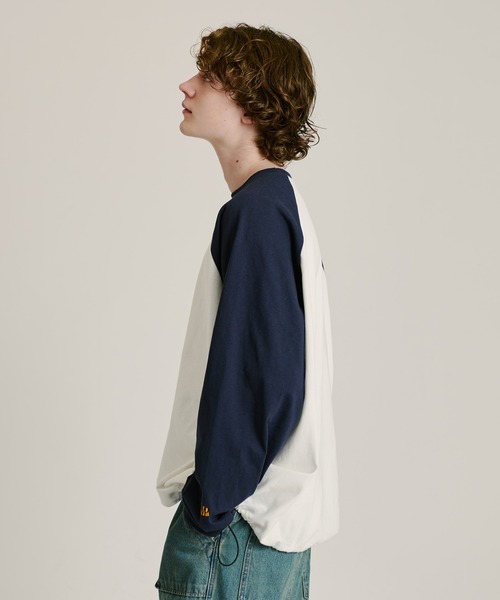 WETTEMPT（ウィテンプト）の「DRAW CORD RAGLAN LONG TEE / ドロー