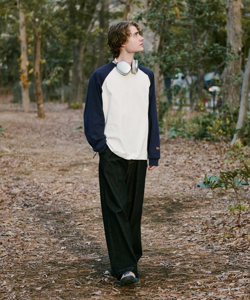 WETTEMPT（ウィテンプト）の「DRAW CORD RAGLAN LONG TEE / ドロー