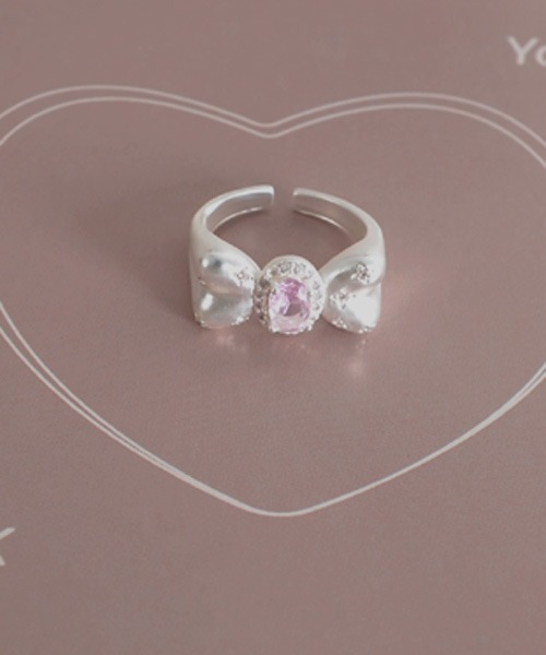 TONE SELECT GOODS（トーンセレクトグッズ）の「【urge select】リボンデザイン マットシルバー リング【サイズ調節可能】（リング・レディース・シルバー系その他・FREE）」の3枚目の写真