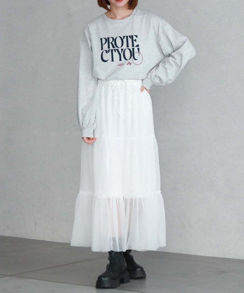 archives（アルシーヴ）の「BIGロゴロンT（Tシャツ/カットソー・レディース・ブラック/グレー/オフホワイト・MEDIUM）」の19枚目の写真