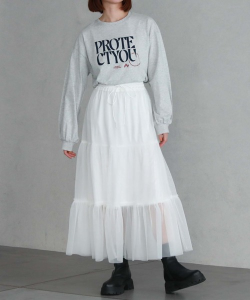 archives（アルシーヴ）の「BIGロゴロンT（Tシャツ/カットソー・レディース・ブラック/グレー/オフホワイト・MEDIUM）」の20枚目の写真