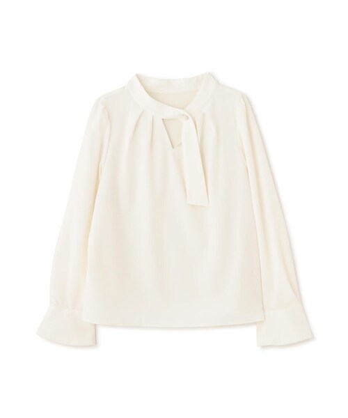 PROPORTION BODY DRESSING（プロポーションボディドレッシング）の「スタンドボウタイブラウス / 1214110306（シャツ/ブラウス・レディース・ネイビー/ホワイト系その他/グレー・SMALL/MEDIUM）」の11枚目の写真