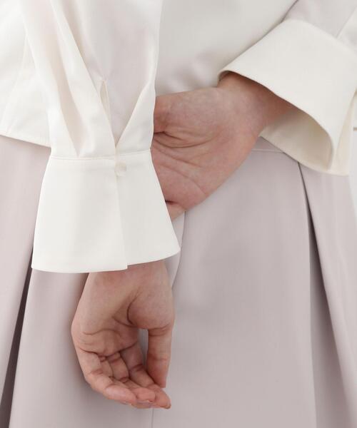 PROPORTION BODY DRESSING（プロポーションボディドレッシング）の「スタンドボウタイブラウス / 1214110306（シャツ/ブラウス・レディース・ネイビー/ホワイト系その他/グレー・SMALL/MEDIUM）」の21枚目の写真