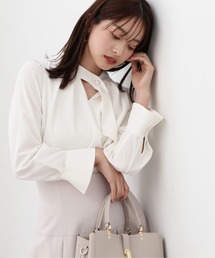 PROPORTION BODY DRESSING | スタンドボウタイブラウス / 1214110306(シャツ/ブラウス)