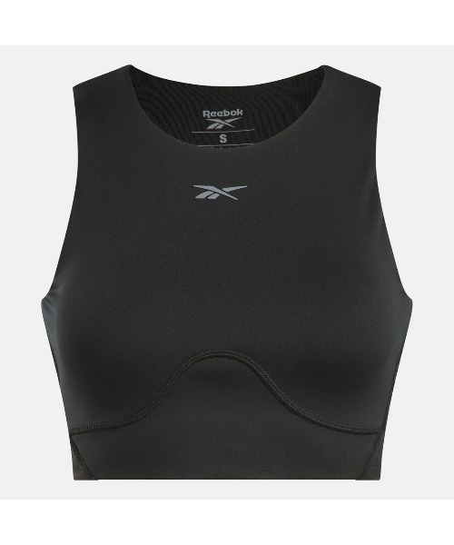 Reebok（リーボック）の「ラックス コントワー クロップ / LUX CONTOUR CROP（タンクトップ・レディース・ブラック/ピンク/ブルー・LARGE/MEDIUM/SMALL/XX-LARGE/X-LARGE/X-SMALL）」の6枚目の写真