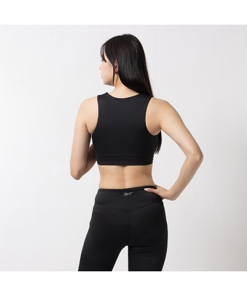 Reebok（リーボック）の「ラックス コントワー クロップ / LUX CONTOUR CROP（タンクトップ・レディース・ブラック/ピンク/ブルー・LARGE/MEDIUM/SMALL/XX-LARGE/X-LARGE/X-SMALL）」の9枚目の写真