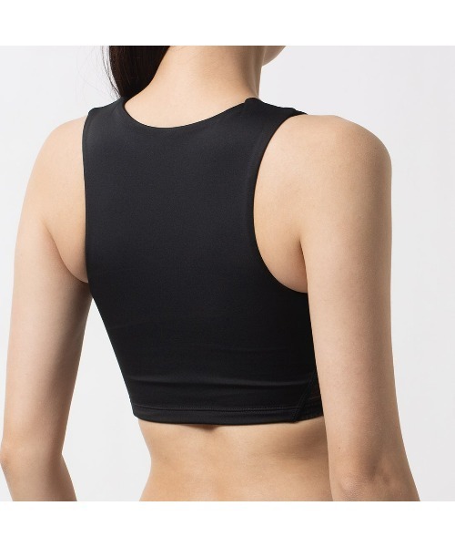 Reebok（リーボック）の「ラックス コントワー クロップ / LUX CONTOUR CROP（タンクトップ・レディース・ブラック/ピンク/ブルー・LARGE/MEDIUM/SMALL/XX-LARGE/X-LARGE/X-SMALL）」の11枚目の写真