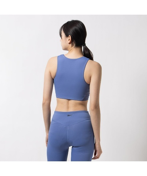 Reebok（リーボック）の「ラックス コントワー クロップ / LUX CONTOUR CROP（タンクトップ・レディース・ブラック/ピンク/ブルー・LARGE/MEDIUM/SMALL/XX-LARGE/X-LARGE/X-SMALL）」の17枚目の写真