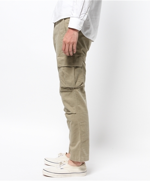 ivory court（アイボリーコート）の「アーミーコード 6PKパンツ（カーゴパンツ・メンズ・ベージュ/カーキ・38/40/36）」の3枚目の写真