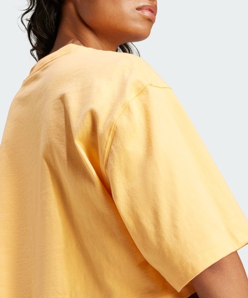adidas(アディダス)の「エッセンシャルズ クロップトップ / アディダスオリジナルス adidas Originals(Tシャツ/カットソー・レディース・ブラック/オレンジ・LARGE/MEDIUM/XX-LARGE/X-LARGE/SMALL/X-SMALL)」の10枚目の写真