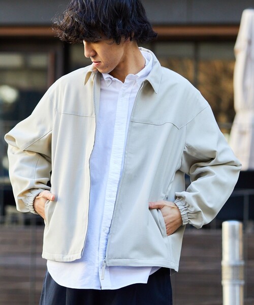 FREAK'S STORE（フリークスストア）の「LINEN LIKE ZIP BLOUSON/リネン