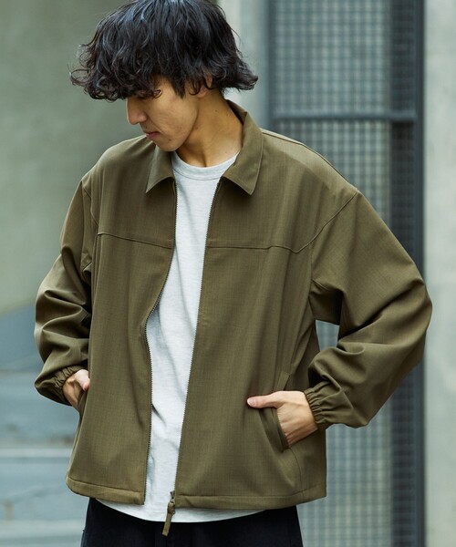 FREAK'S STORE（フリークスストア）の「LINEN LIKE ZIP BLOUSON/リネン