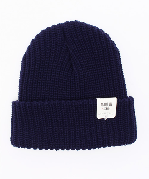 SHIPS（シップス）の「SA: 【アメリカ製】 アクリル ニット キャップ（ニットキャップ/ビーニー・メンズ・ホワイト/ブラック/グレー/チャコールグレー/オリーブ/ネイビー/ワイン・ONE SIZE）」の7枚目の写真