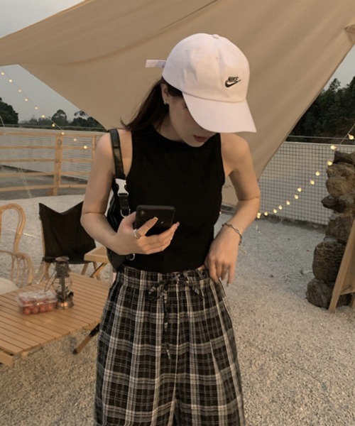 HALEY PESCA(ヘーリーペスカ)の「HALEY PESCA/ショート丈 カジュアルタンクトップ(Tシャツ/カットソー・レディース・ベージュ/ホワイト/ブラック・MEDIUM/SMALL/LARGE)」の19枚目の写真