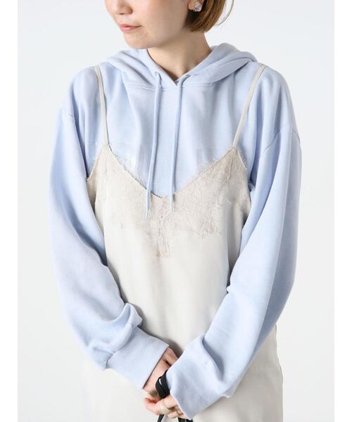 Lugnoncure（ルノンキュール）の「柄アソートサテンキャミワンピース（ワンピース・レディース・オフホワイト/カーキ/ブラック・F）」の16枚目の写真