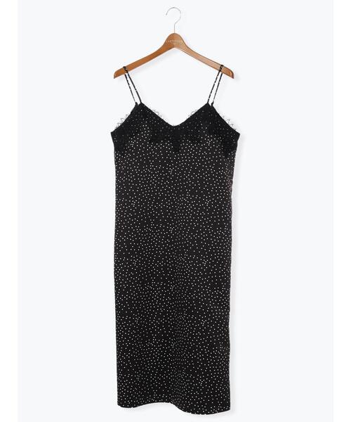 Lugnoncure（ルノンキュール）の「柄アソートサテンキャミワンピース（ワンピース・レディース・オフホワイト/カーキ/ブラック・F）」の20枚目の写真