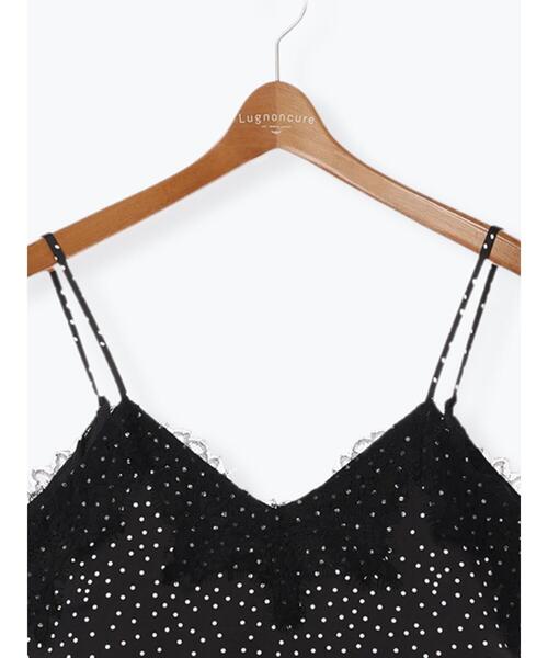 Lugnoncure（ルノンキュール）の「柄アソートサテンキャミワンピース（ワンピース・レディース・オフホワイト/カーキ/ブラック・F）」の22枚目の写真