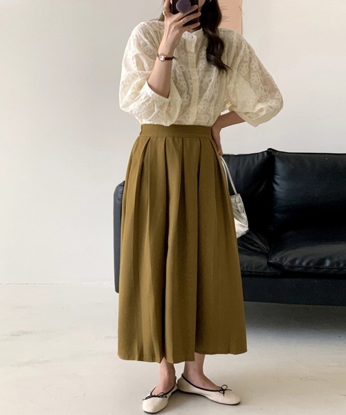 Miniministore(ミニミニストア)の「花柄刺しゅうレース ブラウス レディース(シャツ/ブラウス・レディース・ベージュ・FREE)」の11枚目の写真