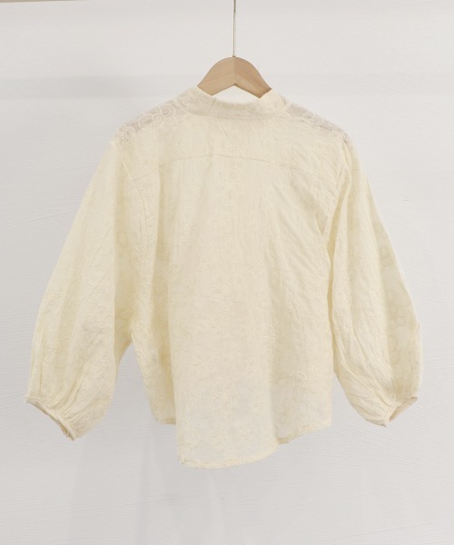 Miniministore(ミニミニストア)の「花柄刺しゅうレース ブラウス レディース(シャツ/ブラウス・レディース・ベージュ・FREE)」の17枚目の写真