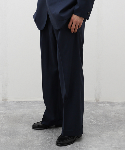 EDIFICE LA BOUCLE(エディフィスラブークル)の「【LA BOUCLE / ラブ―クル】REDA ACTIVE トロピカル サイドアジャストパンツ(スラックス・メンズ・ブラウン/ネイビー・MEDIUM/LARGE)」の7枚目の写真