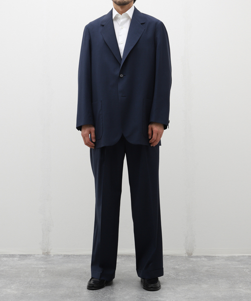 EDIFICE LA BOUCLE(エディフィスラブークル)の「【LA BOUCLE / ラブ―クル】REDA ACTIVE トロピカル サイドアジャストパンツ(スラックス・メンズ・ブラウン/ネイビー・MEDIUM/LARGE)」の8枚目の写真