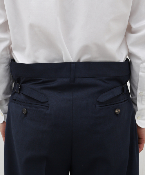 EDIFICE LA BOUCLE(エディフィスラブークル)の「【LA BOUCLE / ラブ―クル】REDA ACTIVE トロピカル サイドアジャストパンツ(スラックス・メンズ・ブラウン/ネイビー・MEDIUM/LARGE)」の13枚目の写真