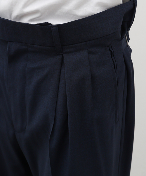 EDIFICE LA BOUCLE(エディフィスラブークル)の「【LA BOUCLE / ラブ―クル】REDA ACTIVE トロピカル サイドアジャストパンツ(スラックス・メンズ・ブラウン/ネイビー・MEDIUM/LARGE)」の17枚目の写真