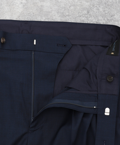 EDIFICE LA BOUCLE(エディフィスラブークル)の「【LA BOUCLE / ラブ―クル】REDA ACTIVE トロピカル サイドアジャストパンツ(スラックス・メンズ・ブラウン/ネイビー・MEDIUM/LARGE)」の20枚目の写真