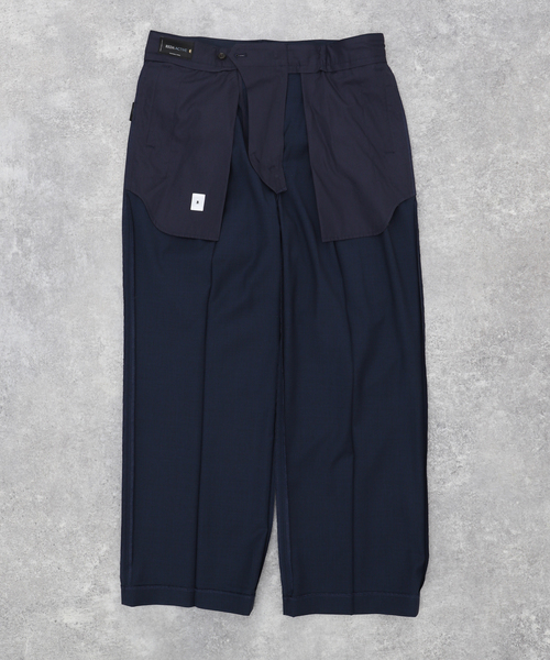 EDIFICE LA BOUCLE(エディフィスラブークル)の「【LA BOUCLE / ラブ―クル】REDA ACTIVE トロピカル サイドアジャストパンツ(スラックス・メンズ・ブラウン/ネイビー・MEDIUM/LARGE)」の21枚目の写真