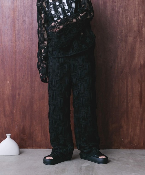 KBF(ケイビーエフ)の「バテンレースパンツ(その他パンツ・レディース・アイボリー/ブラック・ONE)」の7枚目の写真