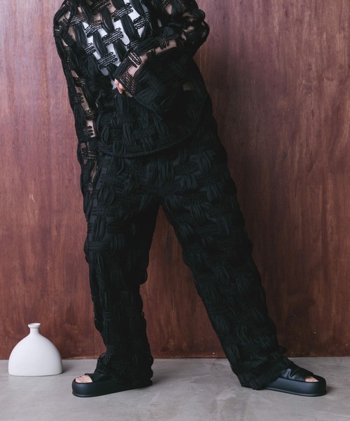 KBF(ケイビーエフ)の「バテンレースパンツ(その他パンツ・レディース・アイボリー/ブラック・ONE)」の8枚目の写真