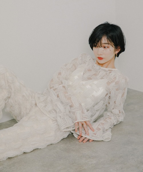 KBF(ケイビーエフ)の「バテンレースパンツ(その他パンツ・レディース・アイボリー/ブラック・ONE)」の17枚目の写真